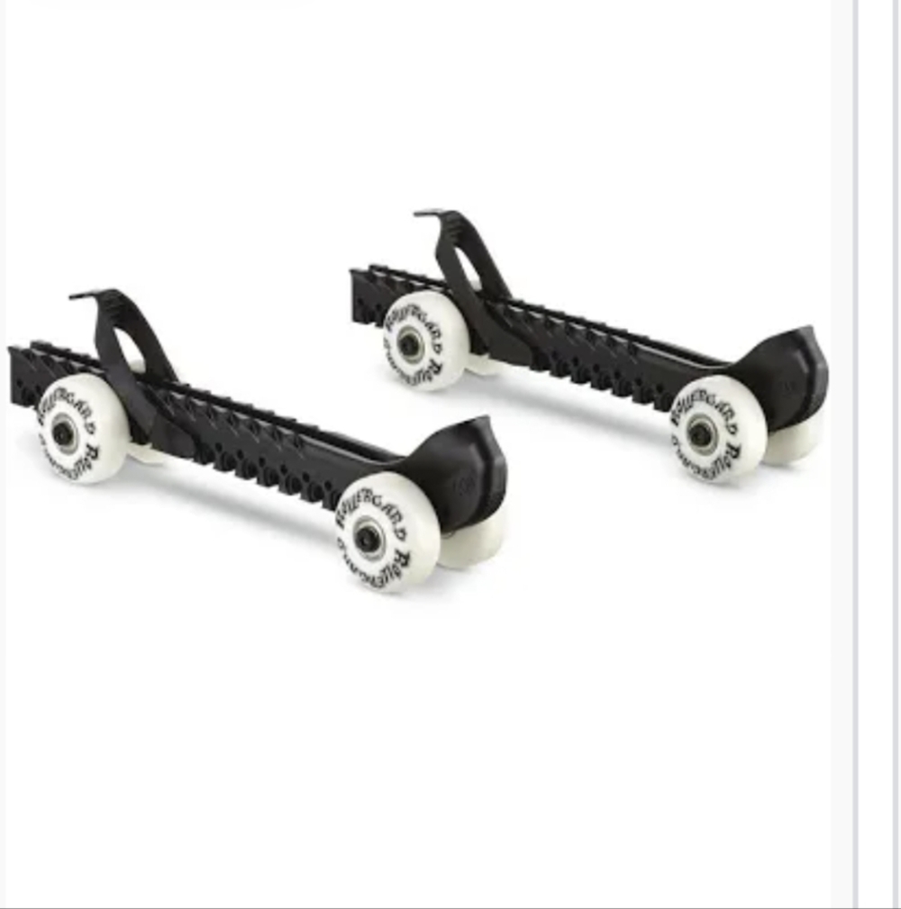 New Rollergard Hockey Skate Guards With Wheels Black Full Length 13.5" - Picture 3 of 14